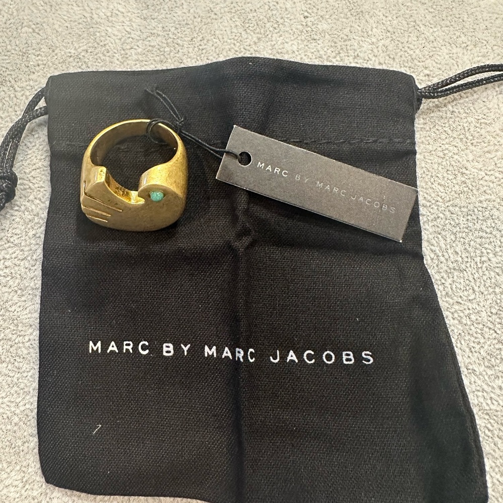 Marc by Marc Jacobs Dino Green Ring - Size 8 - NWT